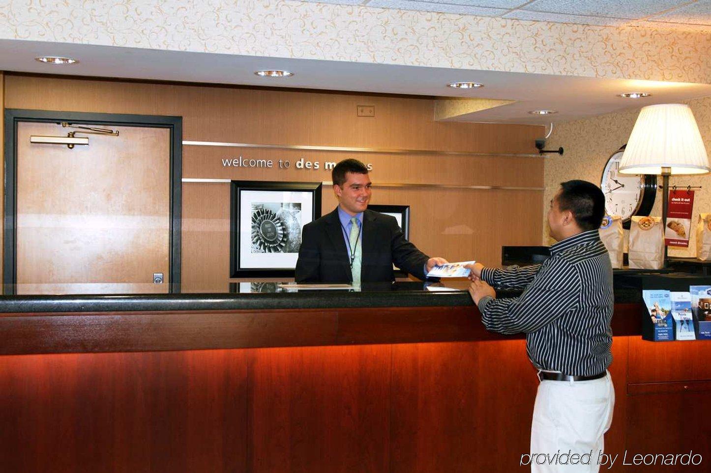 Hampton Inn Des Moines-Airport Inreriör bild